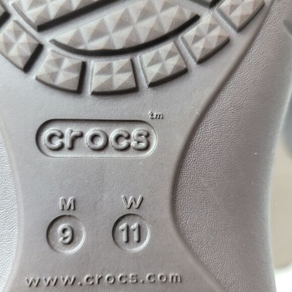 Crocs Unisex-Adult Men's & Women's Classic Clog Size 9M/11W US Espresso/Walnut - Picture 9 of 10